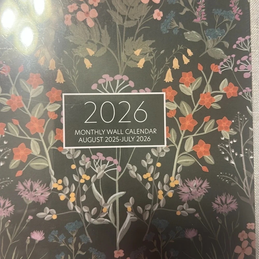 Lady Jayne August 2025-July 2026 mini calendar